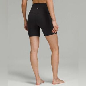 lululemon athletica align Black High-Waisted Shorts 6”